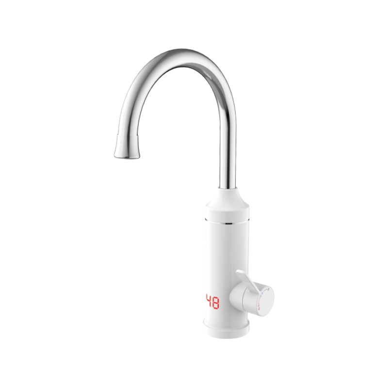 Unsichtbarer elektrischer Wasserhahn mit Digitalanzeige
